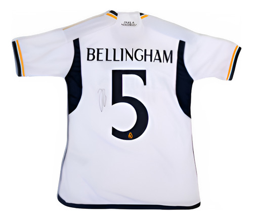 Playera Autografiada Por Jude Bellingham Rm Con Certificado
