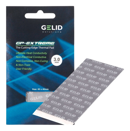 Almohadilla térmica Gelid GP-Extreme 80 mm x 40 mm 3,0 mm