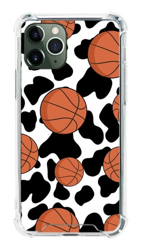 Funda Basketball Cowprint Para iPhone Antigolpes 