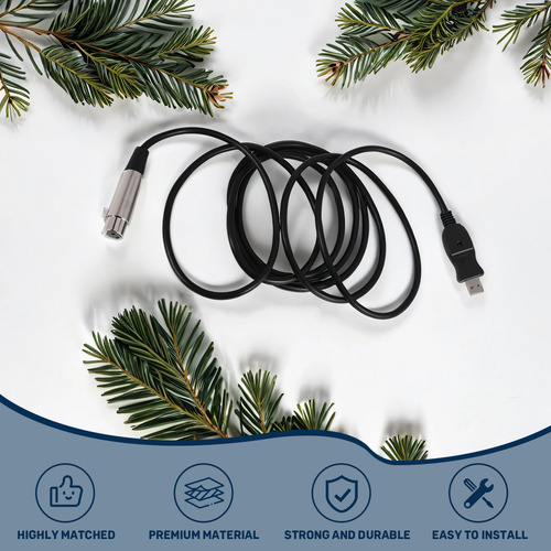 Micrófono Usb Macho A Xlr Hembra Cable De Enlace De Micrófo