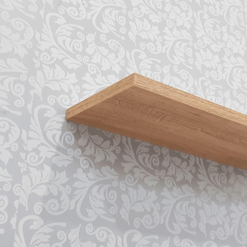 Imagem 4 de 5 de Prateleira 60x20cm Com Suporte Invisível Carvalho Treviso