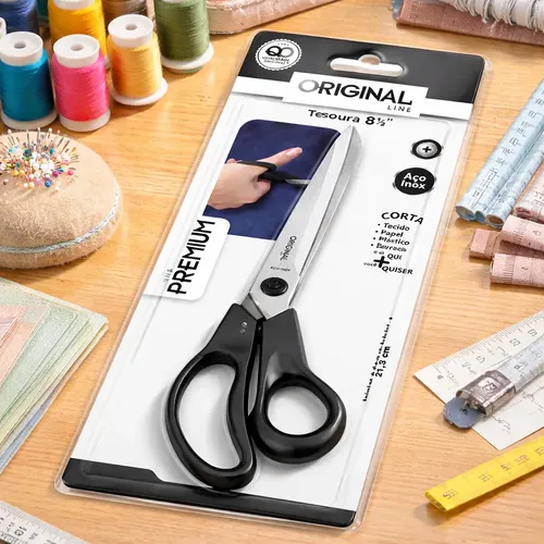 Tesoura 8 Aço Inox Original Line Profissional Multiuso Corte