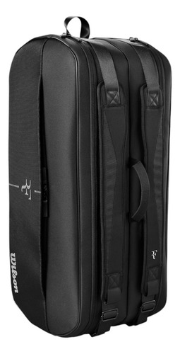 Raquetero Wilson Rf Racket Bag Laver Cup Edition 9 Pack Fed Color Negro