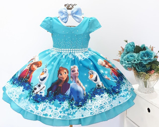 vestido anna frozen fever