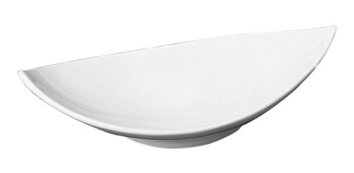 Plato Para Aderezo Forma De Bamboo 26.5 Cm Porcelana Prinz