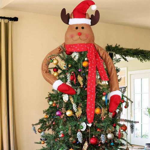 Adorno Navideño, Sombrero De Copa De Árbol De Muñeca De
