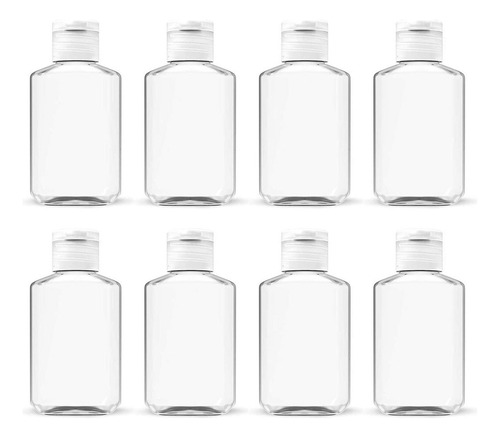 , 10pcs 60ml Transparente Botellas De Viaje Para Champú