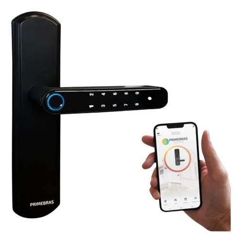 Fechadura Digital Biometrica Primebras Bluetooth App Ttlock