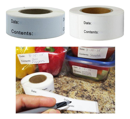 Rii Etiquetas For Alimentos En Rollo For Congelador Y