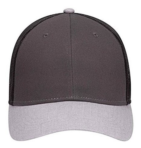 Imagen 3 de 4 de El Año De Vintage Plain Dos Tone Cotton Twill Mesh Adjustabl
