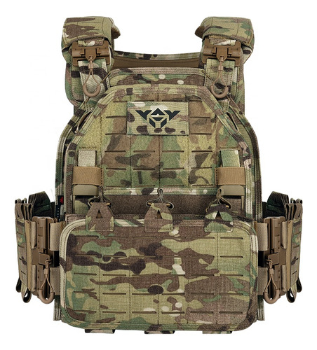 Equipamento Tático Yakeda Camouflage Molle Quick Release Cha