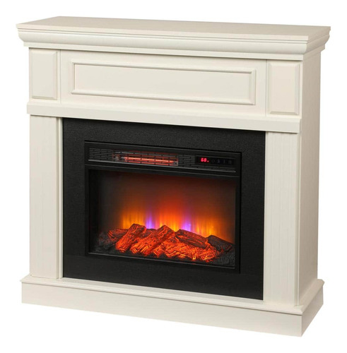 Chimenea Eléctrica Grantley De 40'' Tv Stand Color Blanco