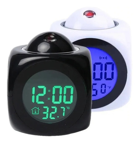 Reloj Despertador Lcd Multifuncional Digital, Alarma, Temp