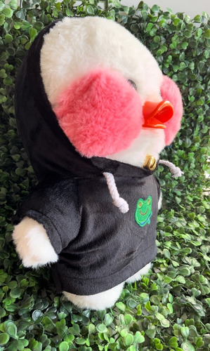 Ropa Peluche Patito Lalafanfan Kawaii Tik Tok Poleron Rana