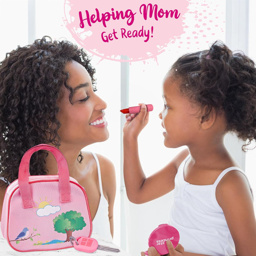 Bolso De Juguete Para Niñas Con Maquillaje Y Teléfono