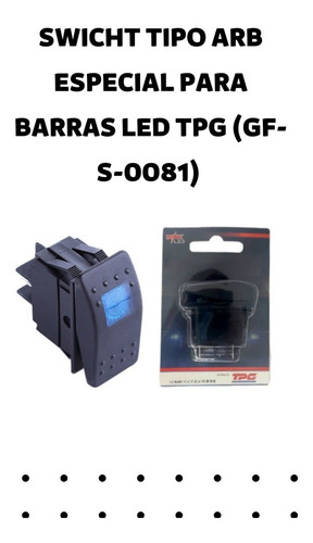 Switch Tipo Arb  Especial Para Barras Led  (gf-s-0081) 