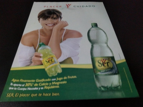 (pf789) Publicidad Araceli Gonzalez * Ser (Usado)