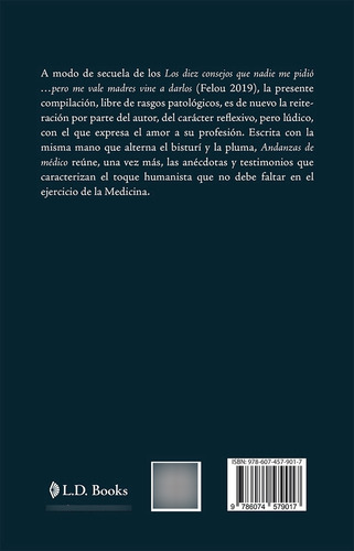 Libro: Andanzas De Médico Autor: Edgardo Arredondo