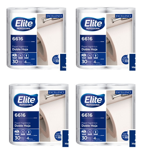 Papel Higiénico Ph Excellence 30m Elite 4 Rollos Pack X4