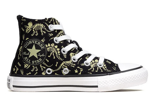 Tênis All Star Bota Hi Dino Converse Chuck Taylor-original