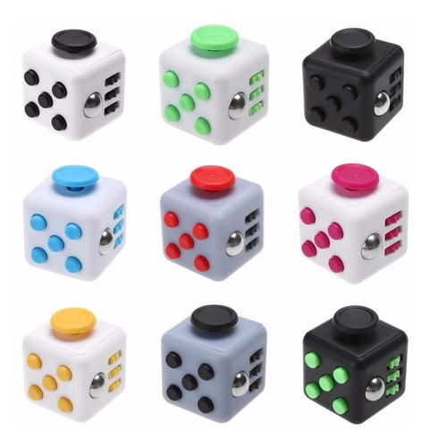 Fidget Cube Antiestres 100 Cubo Colores / C & S Market