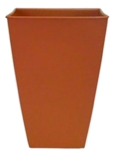 Maceta Plastico Matri Modelo Piramidal N 32 Color Terracota