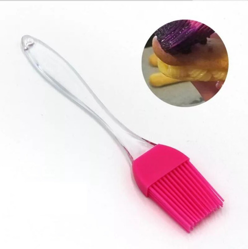 Juego Espátula Brocha Silicon Mango Plástico 5 Juegos