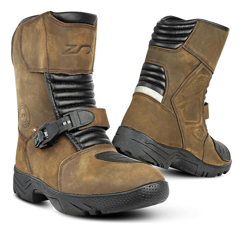 Zrx Sierra Botas De Moto Para Adventure Touring Hombre, Cuer