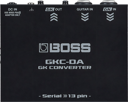 Conversor GK de interface serial Boss® GKC-Da de 13 pinos preto
