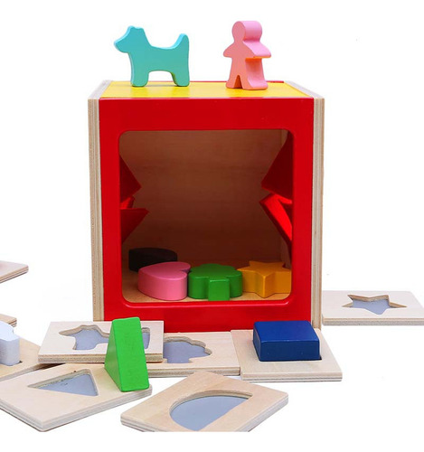 Touch Box - Caja Táctil De Juguete Puzzle Educacional