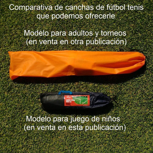 Cancha Futbol Tenis Completa Kit Red Parantes Lineas Bolso - Apto Playa Y Jardin - Hay Stock