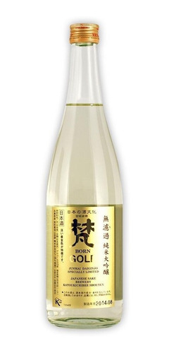 Sake Born Gold Junmai Daiginjo Specially Limited Goldbottle