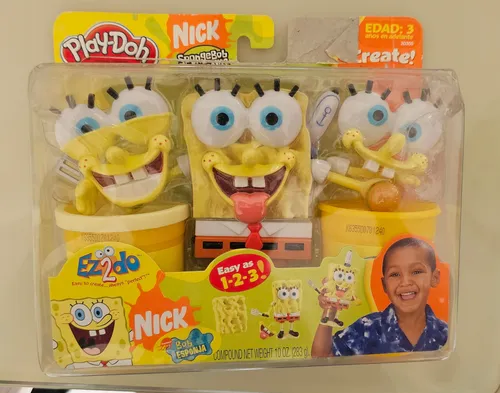 Plastilina bob esponja play doh hotsell
