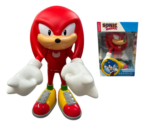 Knuckles De Sonic Figura Muñeco Juguete Articulada 16 Cms
