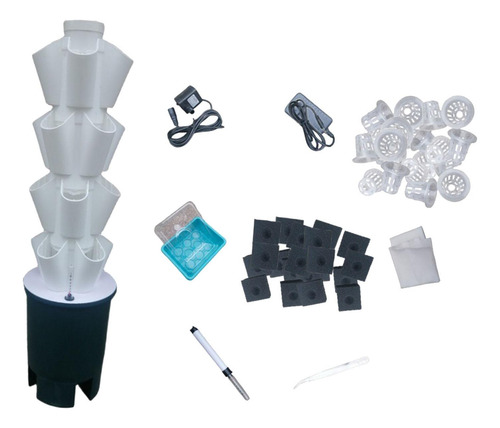 De Hidropónico Hydroponic Vertical 4 Capas De De Adaptador