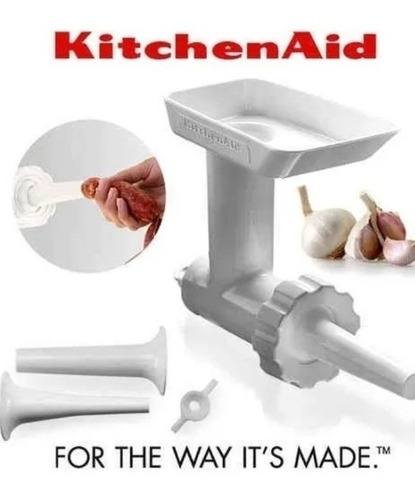 Embutidor Kitchenaid Accesorio Adaptable Al Molino Carne    
