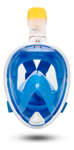 Mascara Mergulho Snorkeling Gopro Câmera De Ação Full Face