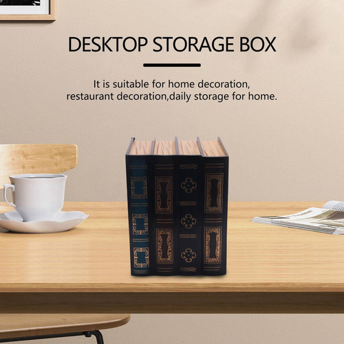 Ba Caja Para Libros Falsos, Estilo Vintage, Para Guardar
