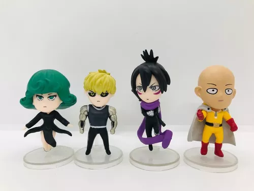 One Punch Man Figures Coleção 4 Personagens - Pronta Entrega