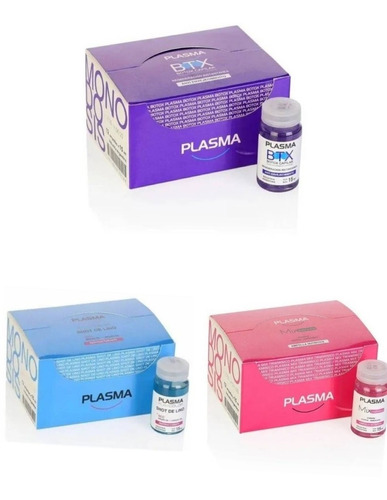 Ampollas Plasma Mix  Btx, Triaminica Y Shot De Lino 12uni