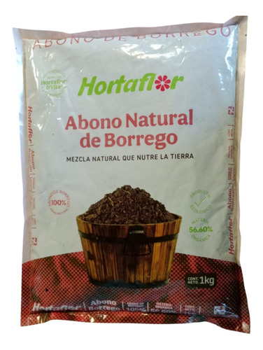 1 Kl De Abono Natural De Borrego Para Tu Jardín