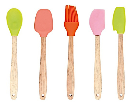 Juego De Utensilios De Cocina Mini Silicon 5pz Lion Tools