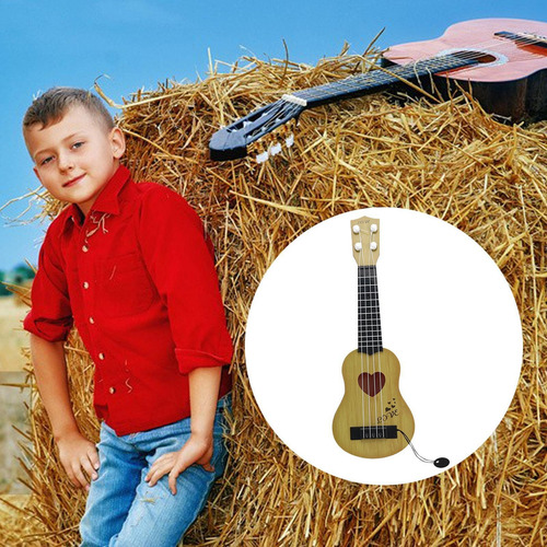 Juguete De Guitarra Ukelele Para Niños, Instrumento Musical