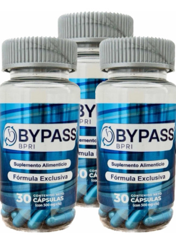 Bypass Azul 5 Pz Bpri Producto Calidad 30 Caps C/u Sabor Sin sabor