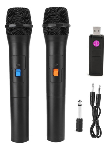 Microfone Sem Fio Universal V16u 2 Em 1 Vhf Universal Usb