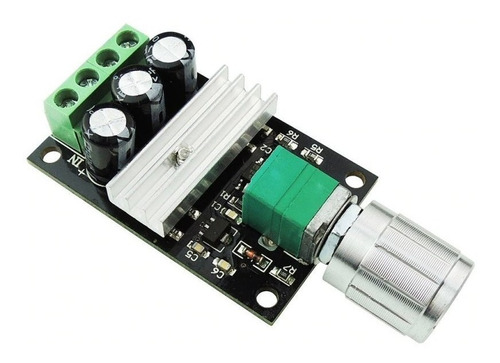 Control De Velocidad Dc 80w, 3a 28vdc, Pwm: 0%-100%