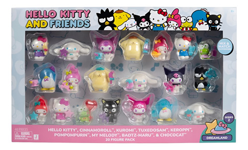 Hello Kitty And Friends Set 20 Figuras Coleccionables (Usado)