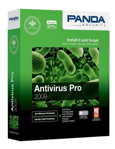 Antivirus Panda Pro 2009 - 3 Usuarios.