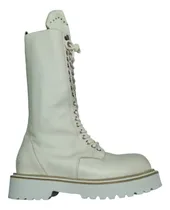 Comprar Botas Borcegos Blancos Ricky Sarkany Con Tachas