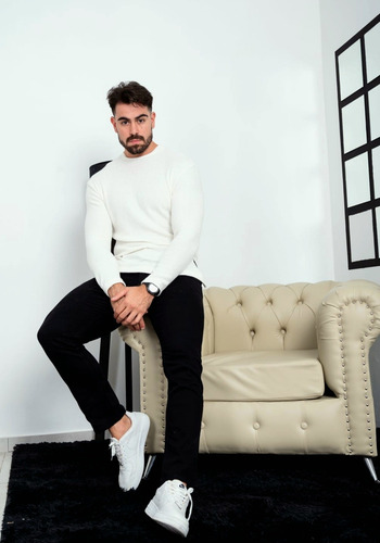 Sweater Buzo De Lana Tejido Hombre Moda Calidad